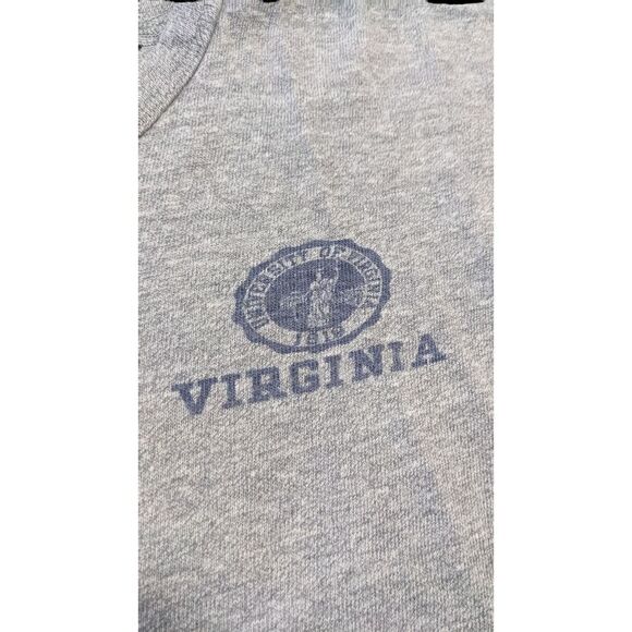 University Of Virginia Medium Heather Gray T Shirt Perfect Wear Vintage 70s - Picture 5 of 10